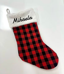 Karirana čizmica XL