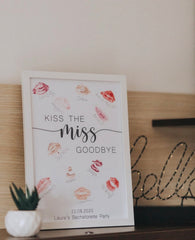 Okvir za djevojačku "Kiss the Miss"