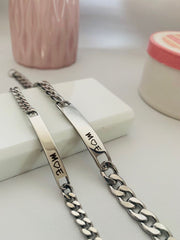 Narukvica s tekstom Chain