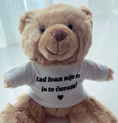 Plišani medo s tekstom