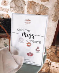 Okvir za djevojačku "Kiss the Miss"
