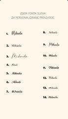 Personalizirana Slova