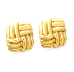 Knitted button