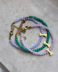 Narukvica perlice + slovo