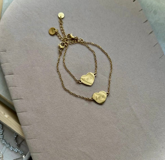 Narukvica HEART nehrđajući čelik