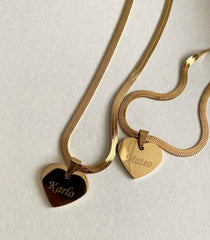 Snake ogrlica s gravurom