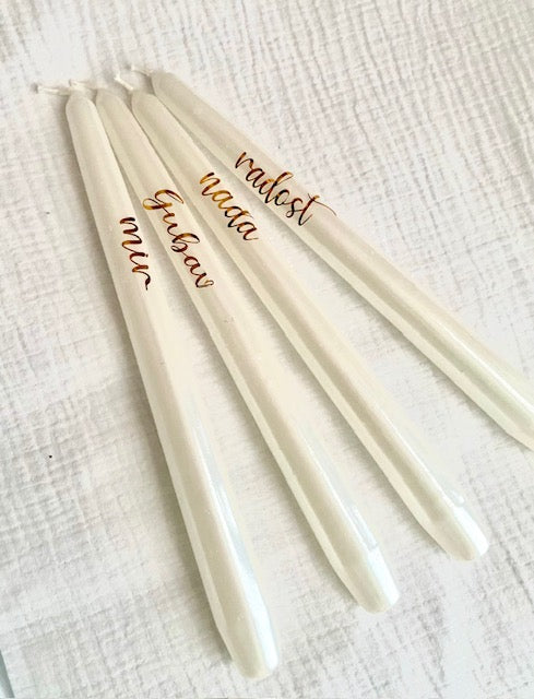 Adventske svijeće LONG SET