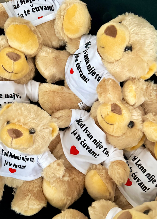 Plišani medo s tekstom