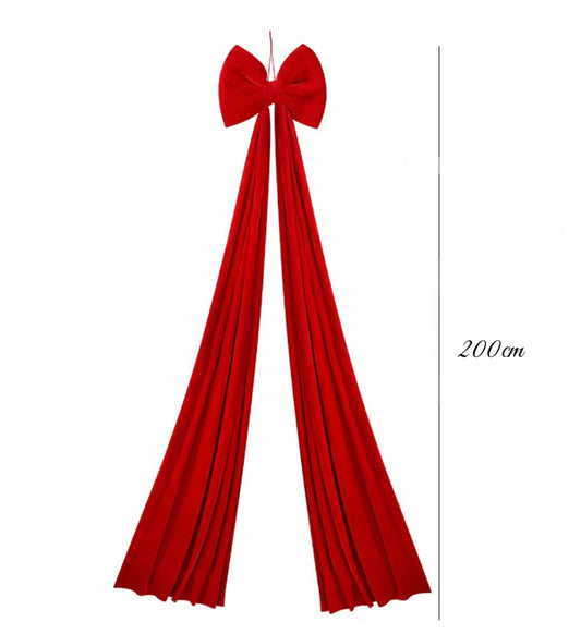 Božićna mašna za bor 2m