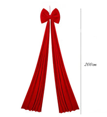 Božićna mašna za bor 2m s tekstom