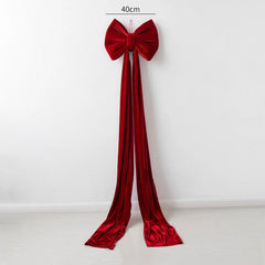 Božićna mašna za bor 2m s tekstom