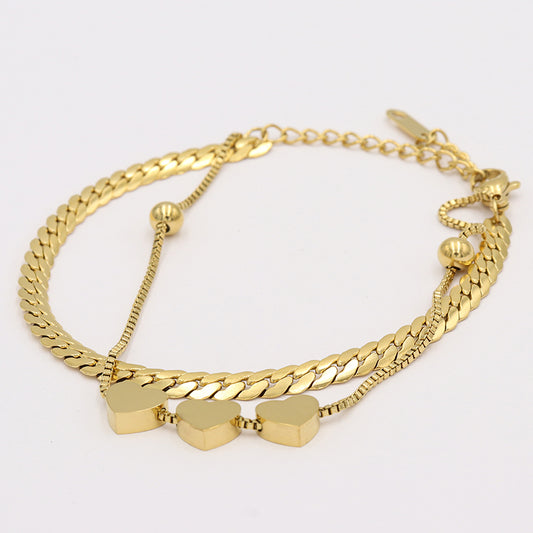Narukvica Chain x Hearts
