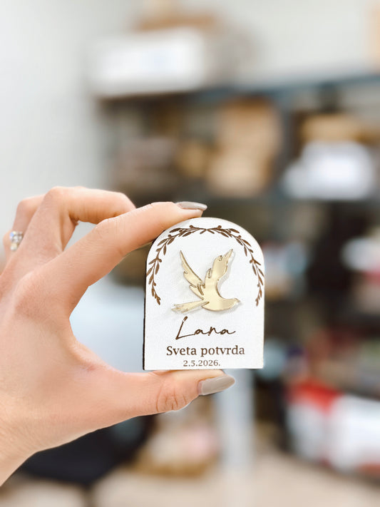 Zahvalnice magnet PREMIUM Golubica