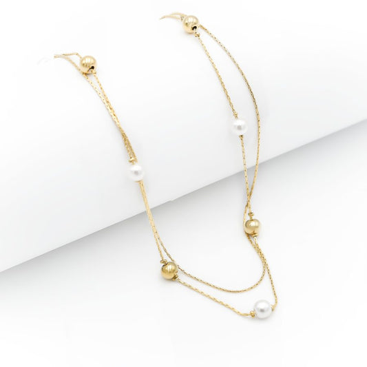 Ogrlica Combo Pearls