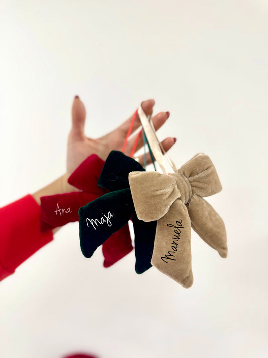 Mašnica za bor 10cm PLIŠ