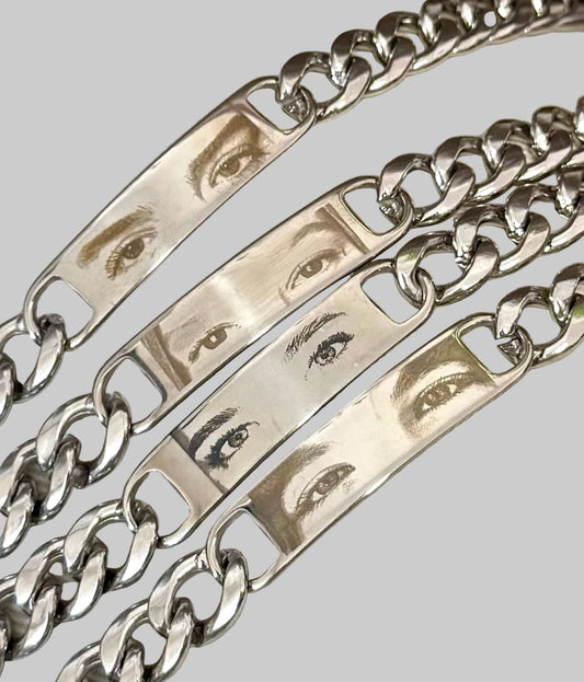 Narukvica s gravurom očiju - nehrđajući čelik