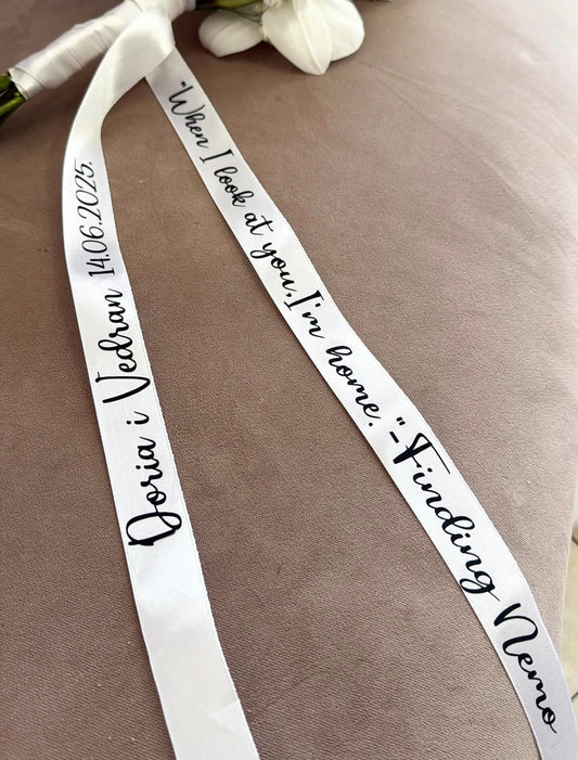 Traka za vjenčani buket